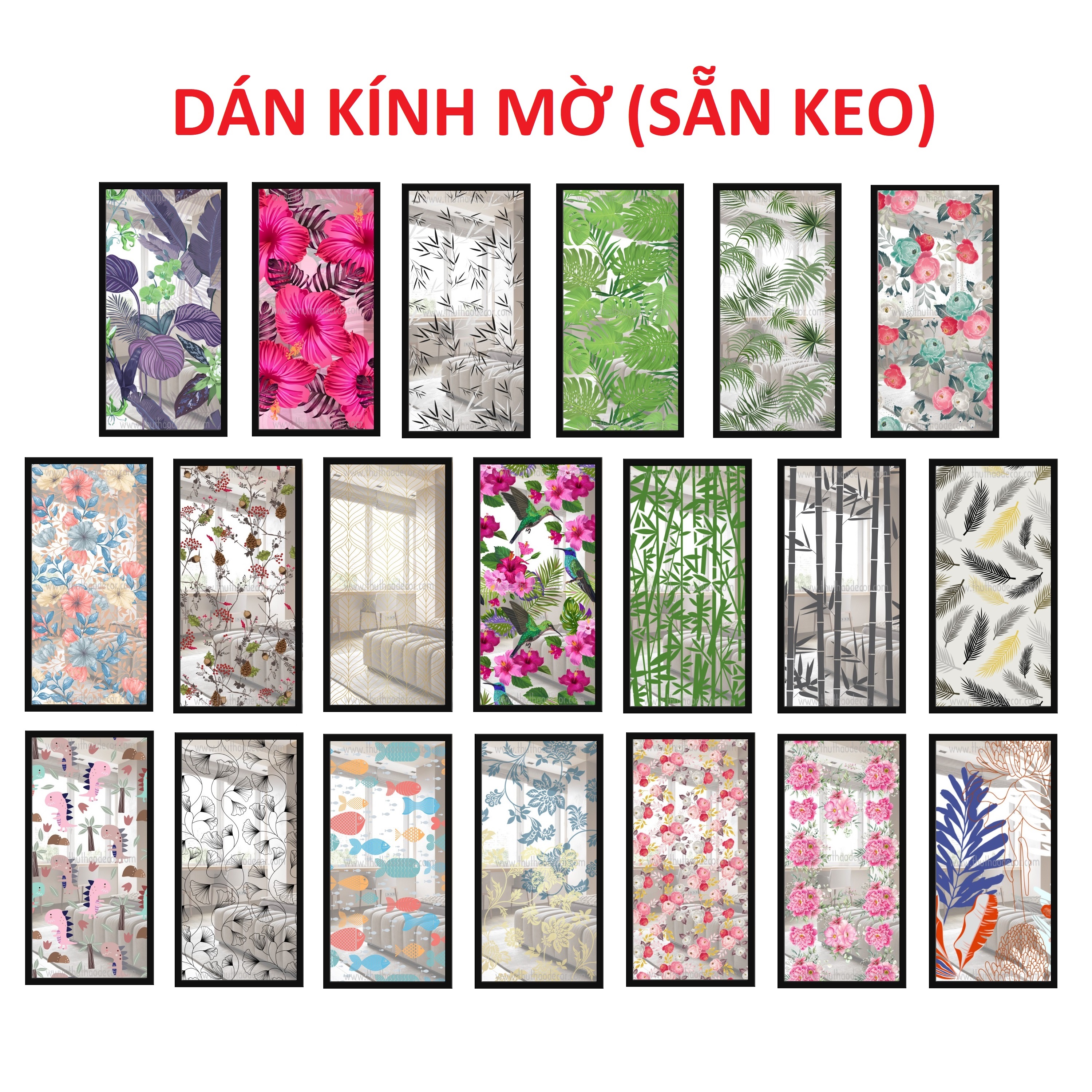 DÁN MỜ KÍNH 2 LỚP (HÍT TĨNH ĐIỆN) nhiều kích thước - THUTHAODECOR