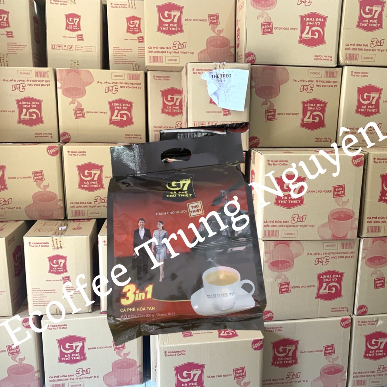 Cà phê sữa G7 Trung Nguyên 3in1 - Bịch 20 gói( Date Mới nhất)