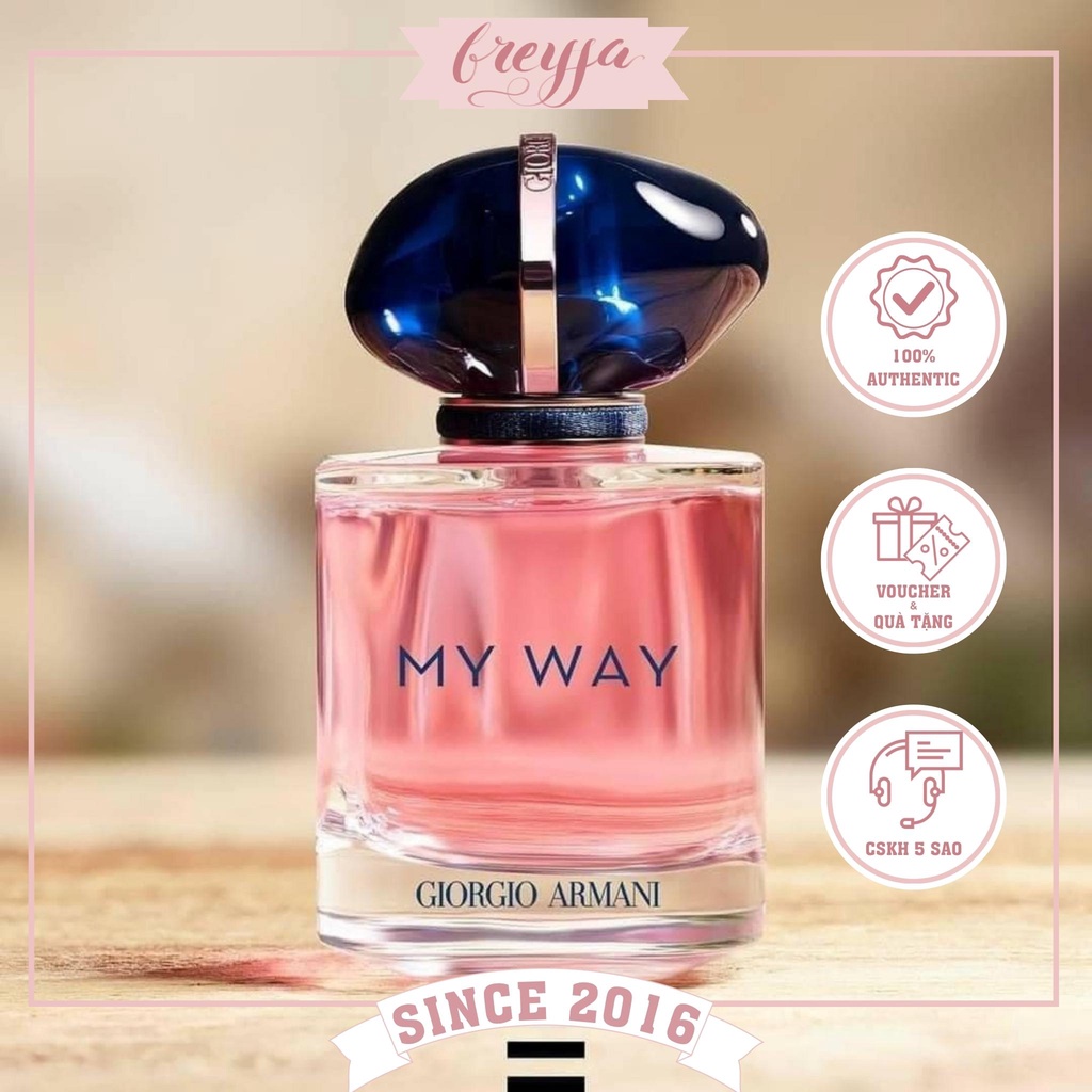 Nước hoa nữ hương hoa cỏ và trái cây cam chanh eau de parfum giorgio armani my way minisize fullbox 7ml