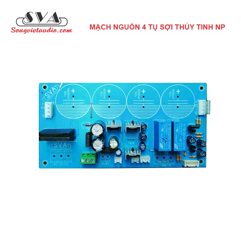 MẠCH NGUỒN 4 TỤ SỢI THỦY TINH (2 KÊNH) NP -  1 MẠCH