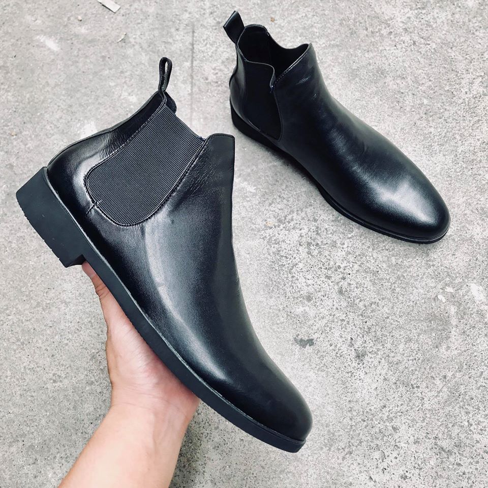 Giày nam Chelsea boots kiểu dáng đường phố Hot nhất . Tặng Tất Khử Mùi