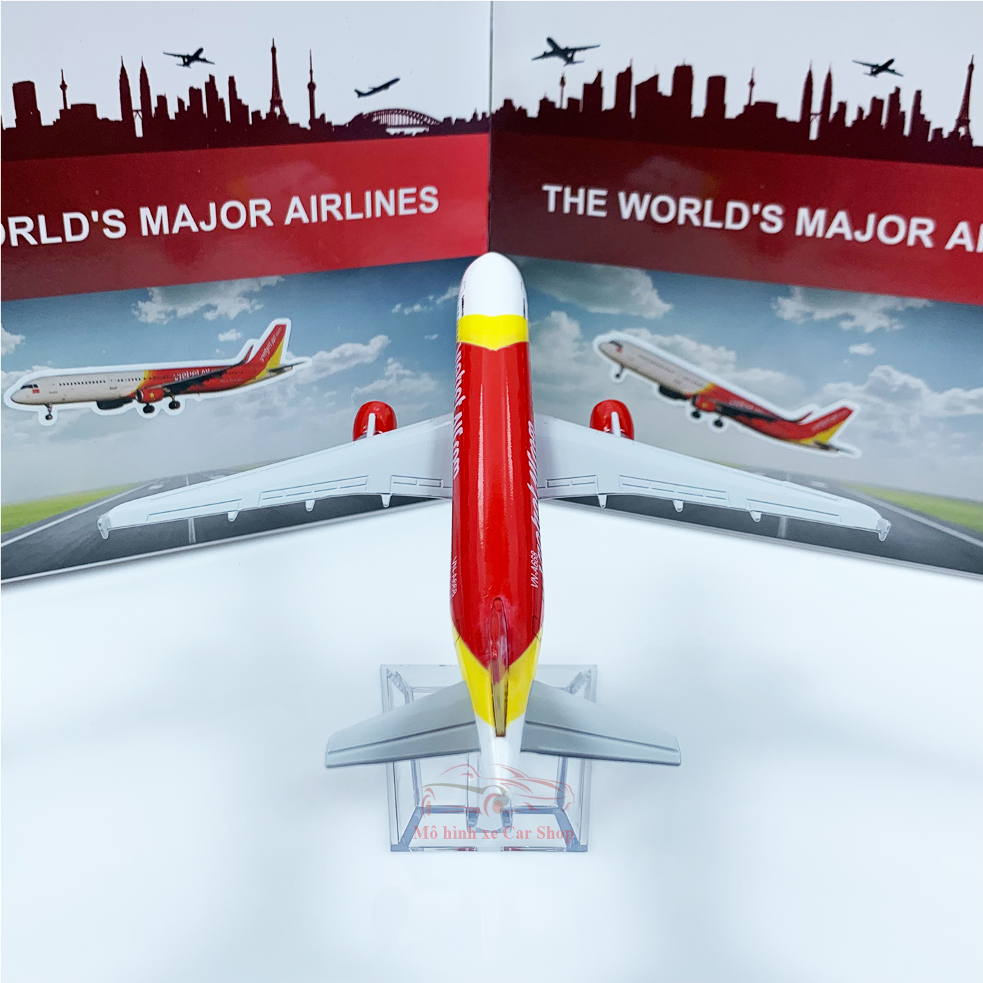 Mô hình máy bay Vietjet Air 20cm và 16cm