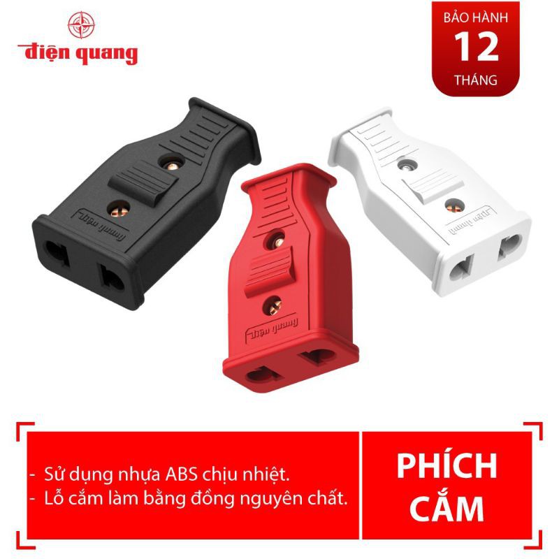 Phích Cắm Cái Điện Quang ĐQ EPF W.2PN
