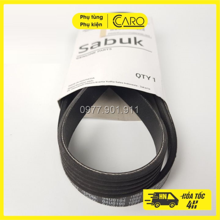 [Chính Hãng] Dây Curoa, dây đai tổng xe Mítsubishi Xpander (5PK1266 - Mã:1340A181)