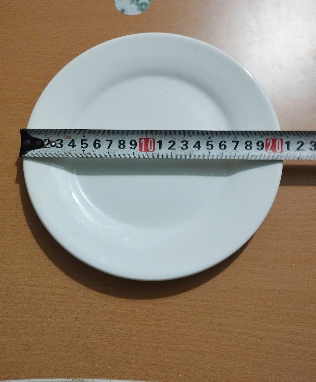 Dĩa sứ tròn cạn trắng 12.5cm , 15cm , 18cm, 20cm , 22.5cm, 25cm - Mua 4 cái tặng 1 cái cùng loại