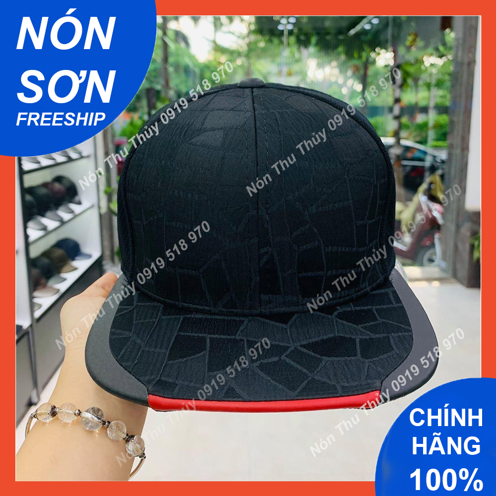 Nón Sơn Snapback Họa Tiết Vân Đá - Nón Hiphop Nón Sơn