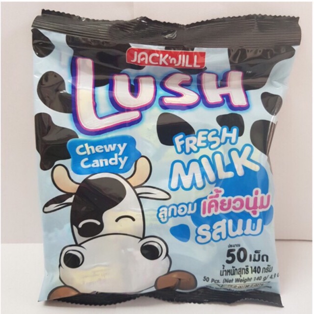 Kẹo Sữa Bò Lush Jack&Jill Thái Lan 140g
