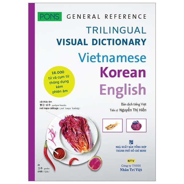 Fahasa - Pons General Reference - Trilingual Visual Dictionary Vietnamese - Korean - English