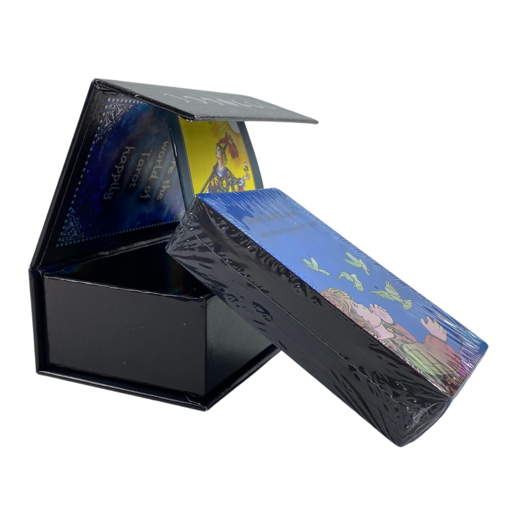 (Size Gốc)  Bộ Bài Gold Foil Tarot Hộp Gập