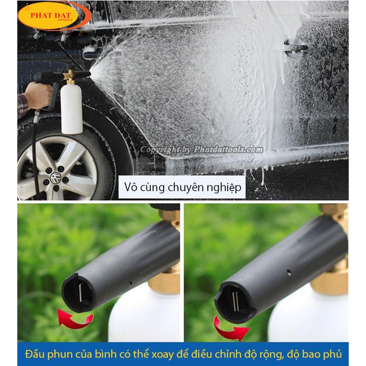 Combo bình phun bọt tuyết và khớp nối nhanh