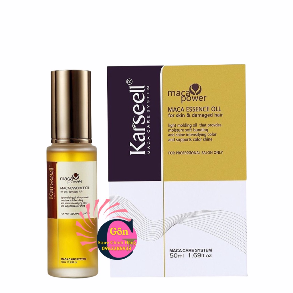 [ karseell Chính Hãng ] Dầu Dưỡng Tóc Karseell Maca Argan Oil 50ml