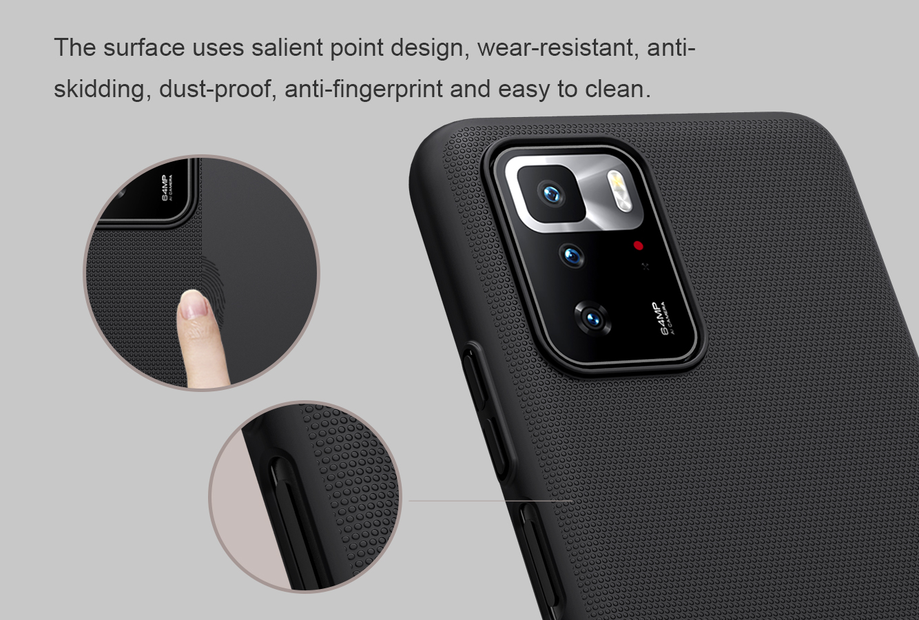 Ốp lưng nillkin sần xiaomi redmi note 10 pro 5g