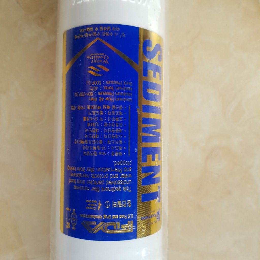 Lõi lọc số 1 sediment hàn quốc - filtech korea