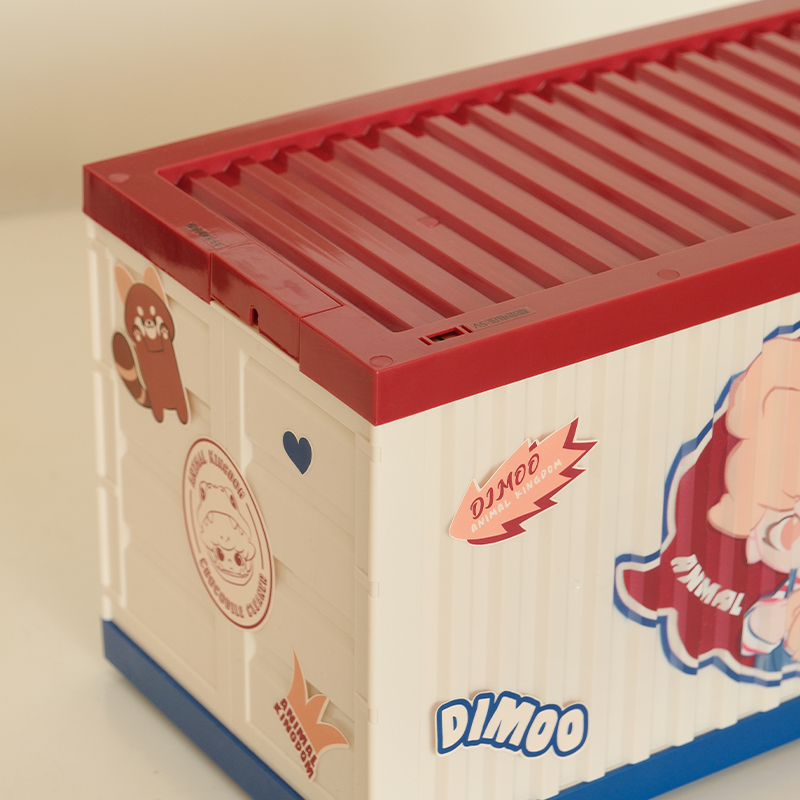 POP MART DIMOO Animal Kingdom Series Figures -Container Luminous Figure Display Box