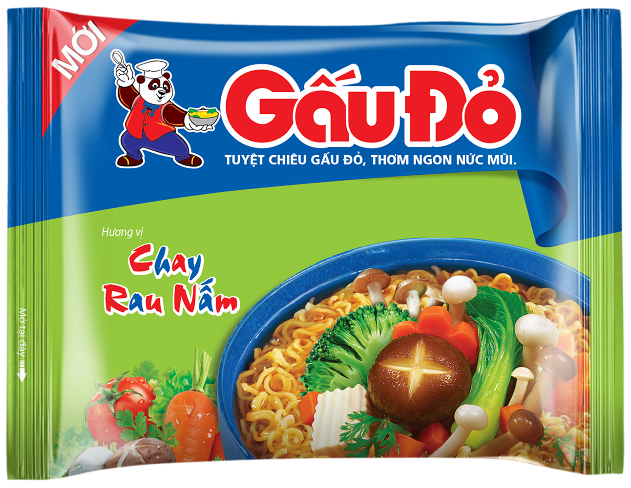 COMBO 2 Thùng 60 gói mì Gấu đỏ GÀ SỢI PHỞ