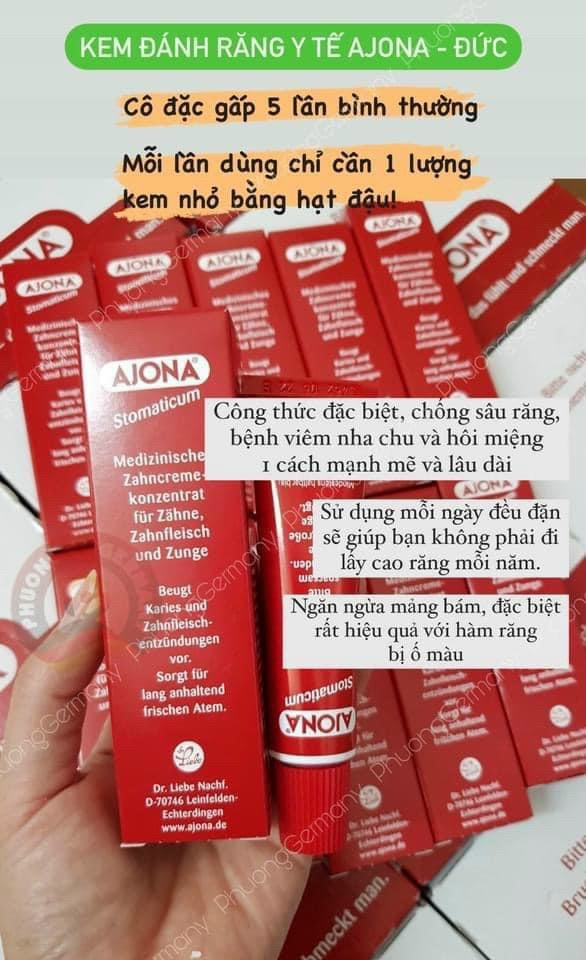 Kem đánh răng Ajona Đức