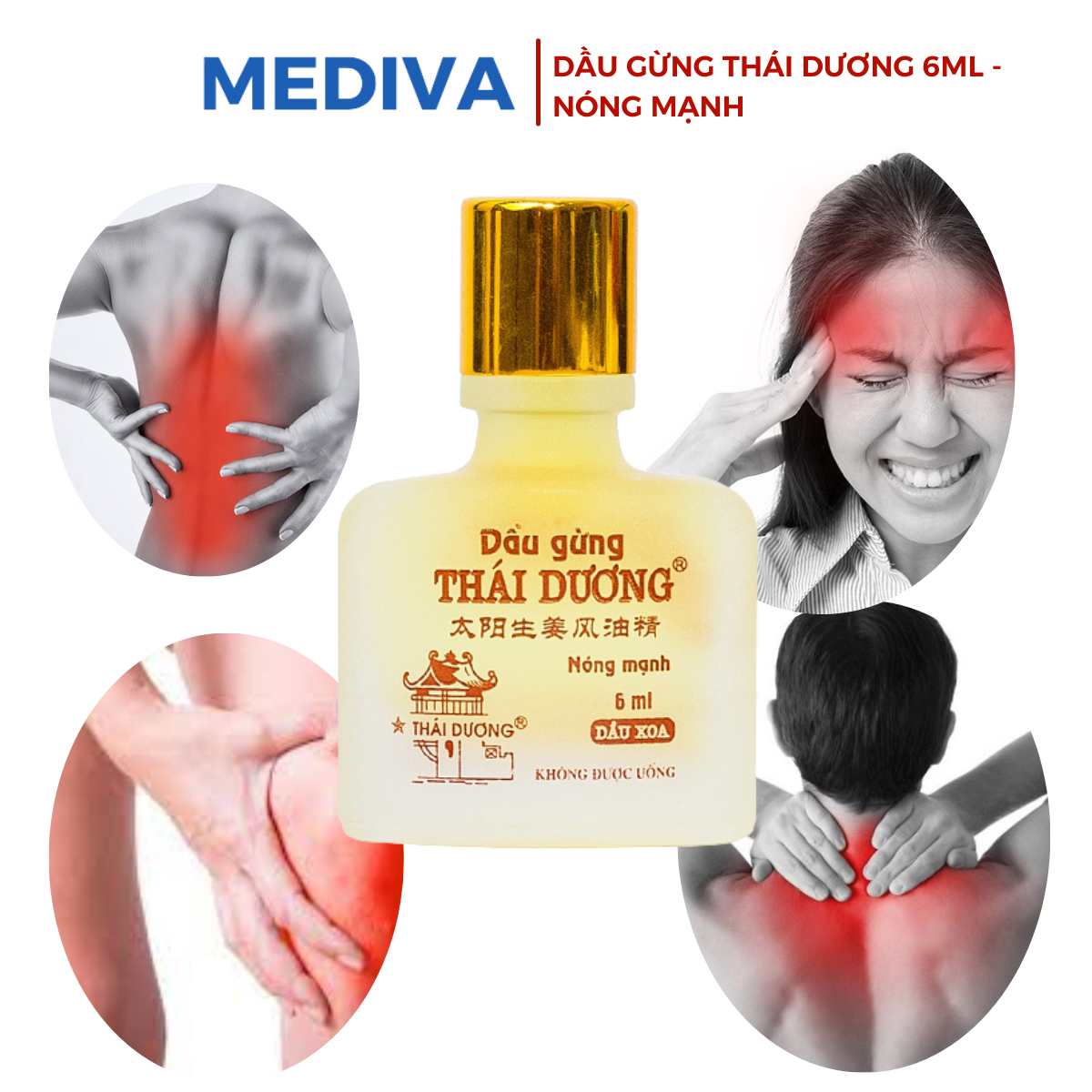 Dầu gừng Thái Dương 6ml