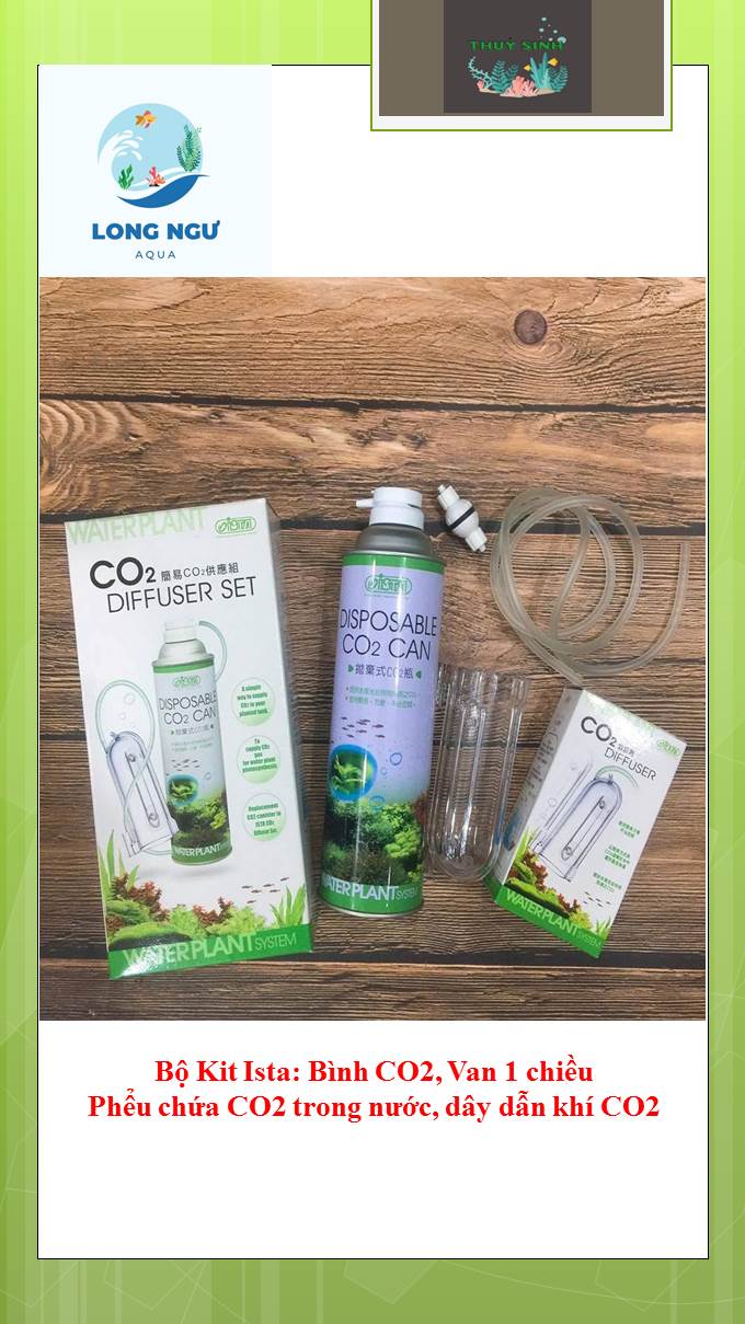 [Nhập RS0822 giảm 30k cho đơn 99k]Bộ kit CO2 xịt Ista