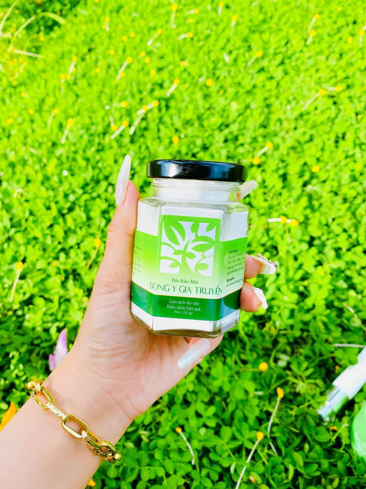 Combo 2 bột rửa mặt thảo mộc linh
