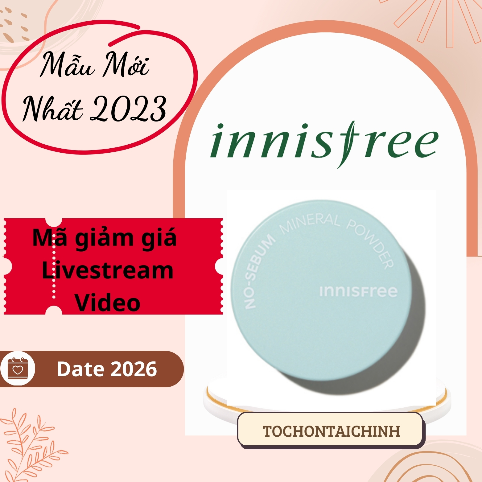Phấn phủ bột kiềm dầu Innisfree