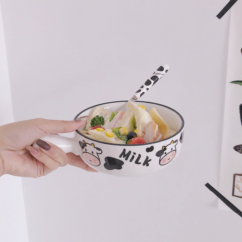 [HÀNG ORDER] BÁT TRỘN SALAD HÌNH BÒ SỮA