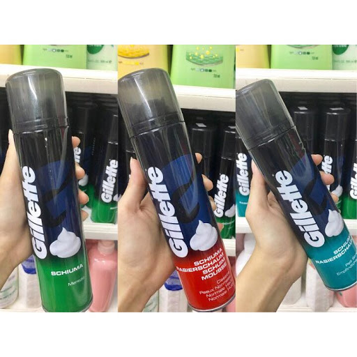 [HCM]Kem bọt cạo râu da nhạy cảm Gillette Sensitive 300ml