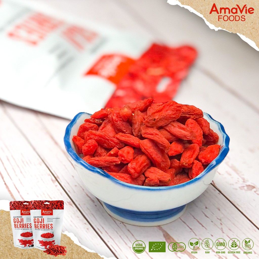 Combo Táo Đỏ + Kỷ Tử Hữu Cơ C'Lavie (Mẫu cũ: AmaVie Foods) - GiftLife