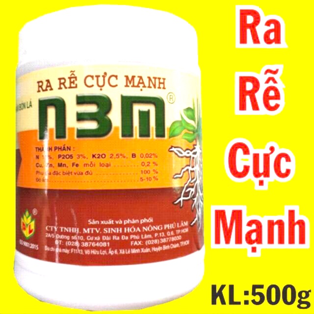 Phân Bón Siêu Kích Ra Rễ Cực Mạnh N3M (Kích Rễ Kích Mầm Hạt Giống Giâm Chiết Cành)