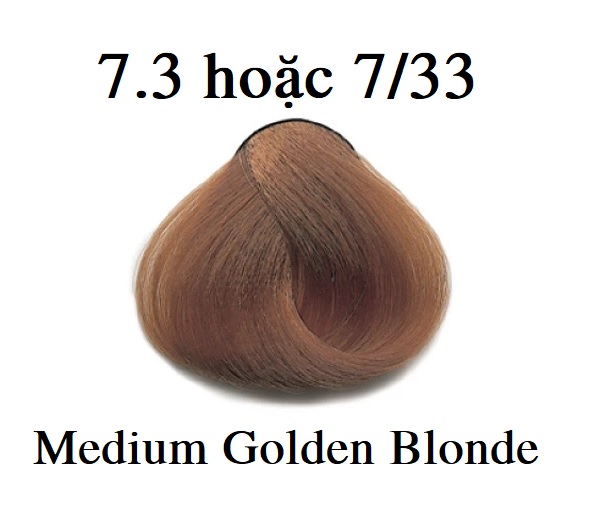 7/3 Medium Golden Blonde Home Hair Dye Cream With Oxidant
