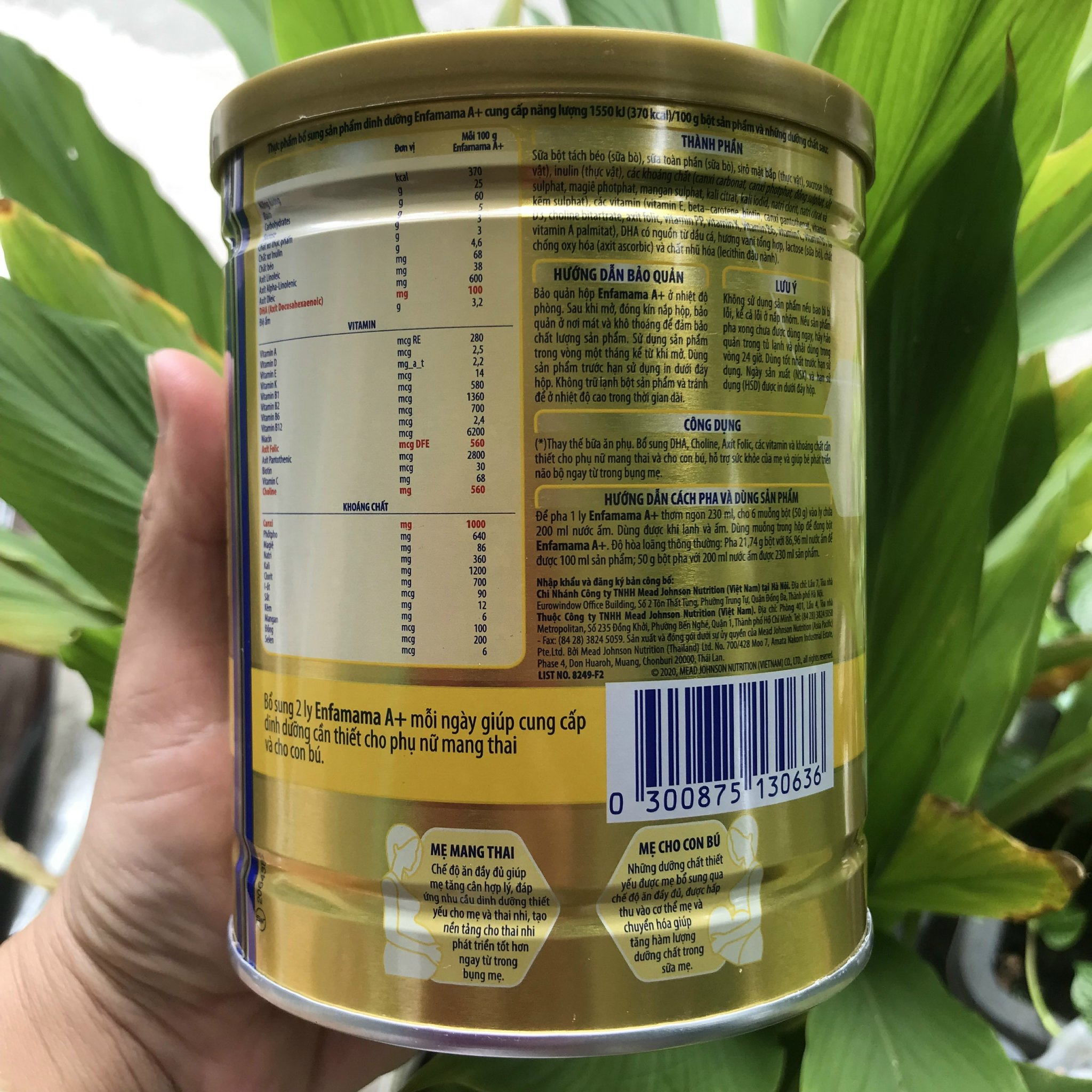 Sữa bầu Enfamama A+ 400g