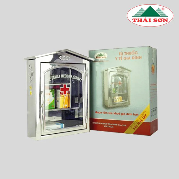 Tủ Thuốc Gia Đình Thái Sơn Chất Liệu Inox ( HÀNG CHÍNH HÃNG - ĐỔI TRẢ MIỄN PHÍ )