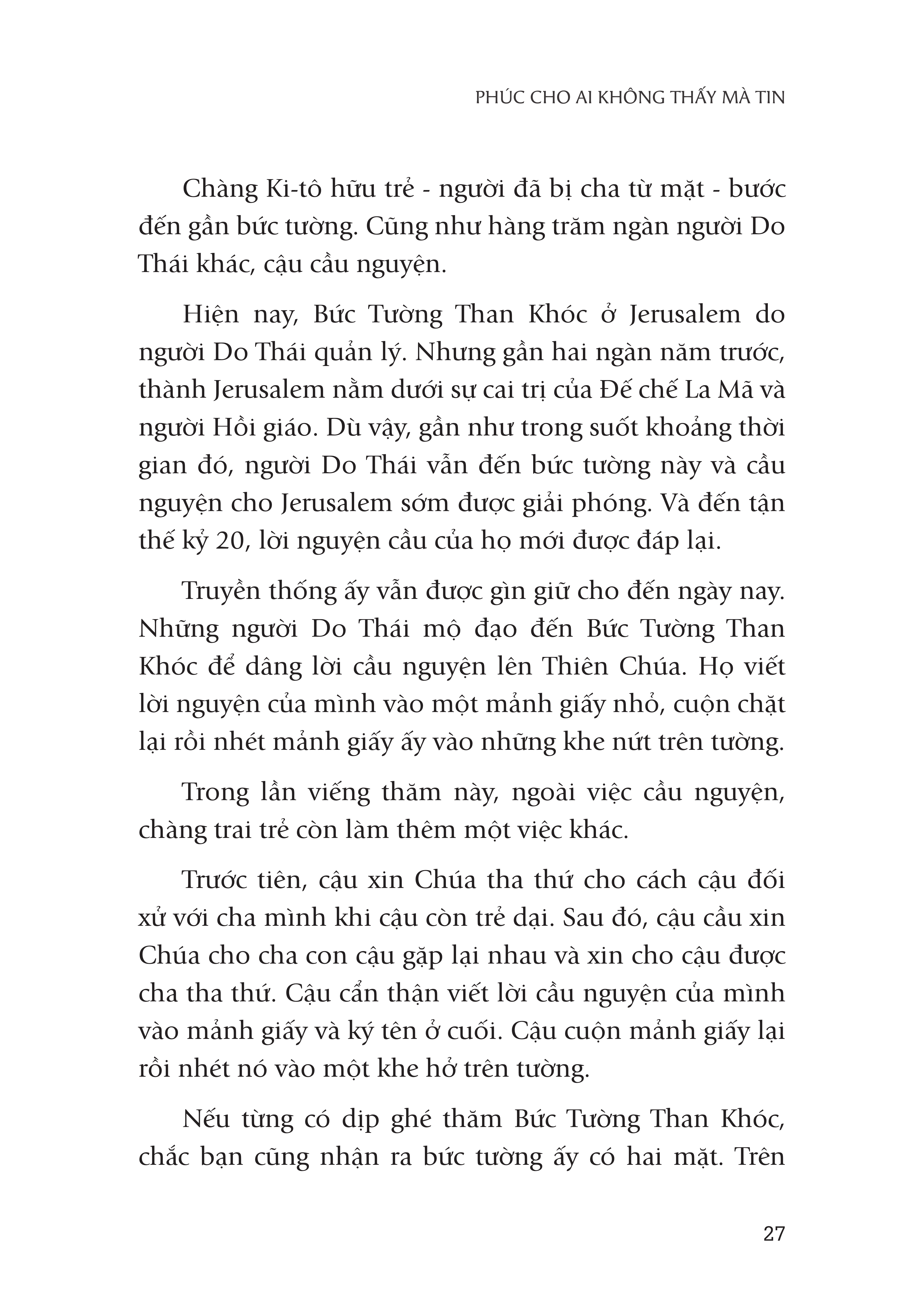 Sách Fahasa - Phúc Cho Ai Không Thấy Mà Tin