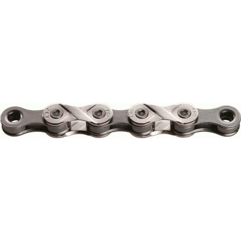 Dây Xích - Sên Xe Đạp KMC X8 116 Link FullBox 8 Speed (Màu Bạc Xám)