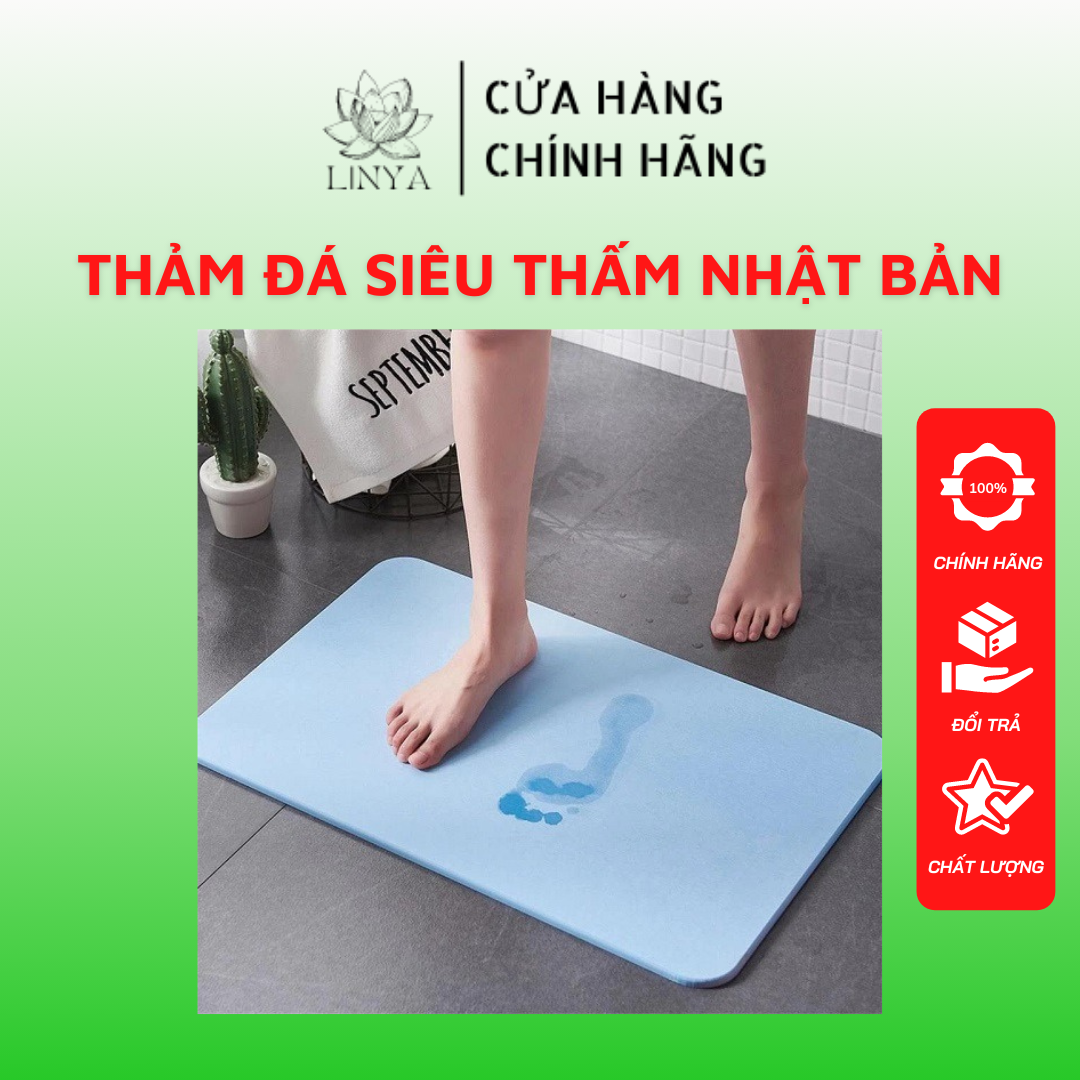 Thảm đá chùi chân siêu thấm Nhật Bản