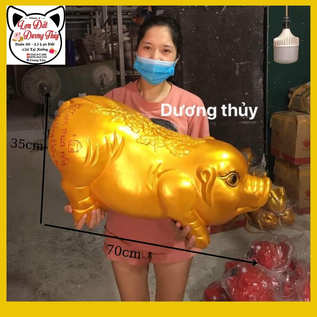 Lợn đất Tài Lộc 1 siêu to khủng lồ