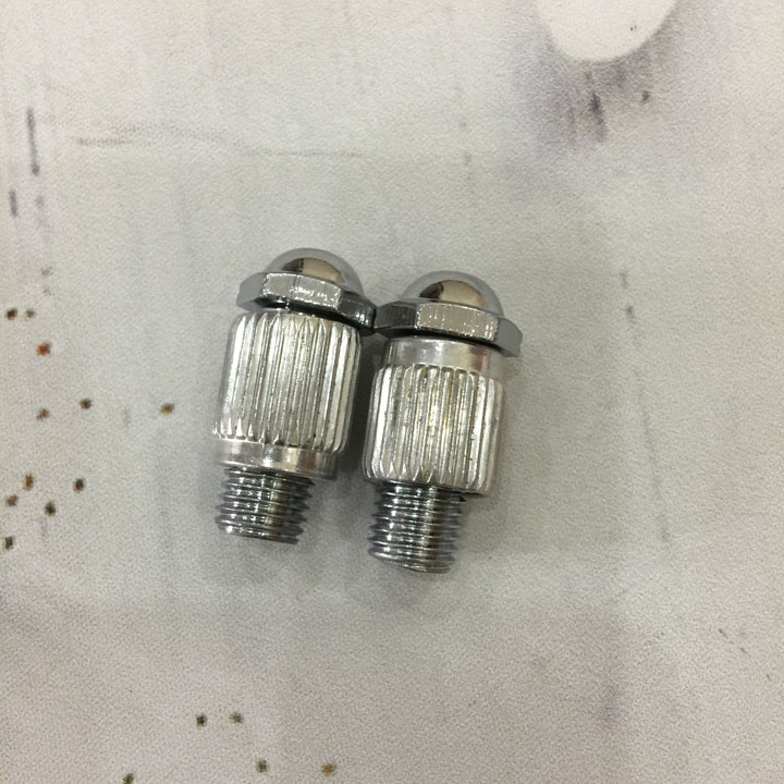 Đôi Ốc chân gương  xe máy Wave A110 - S110 - RS (Màu bạc)