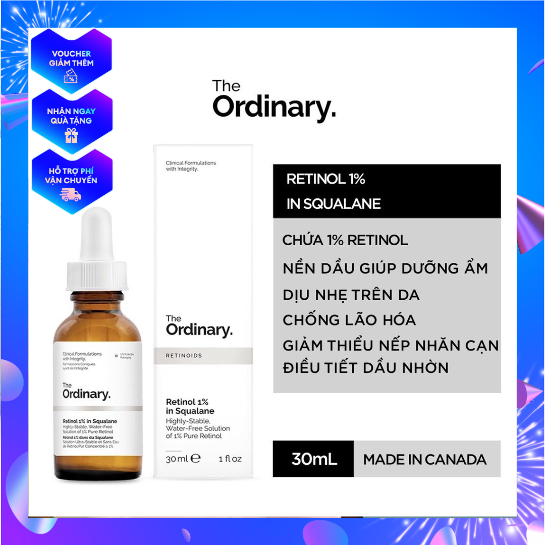 Tinh Chất The Ordinary Retinol 0.5% In Squalane 30ml