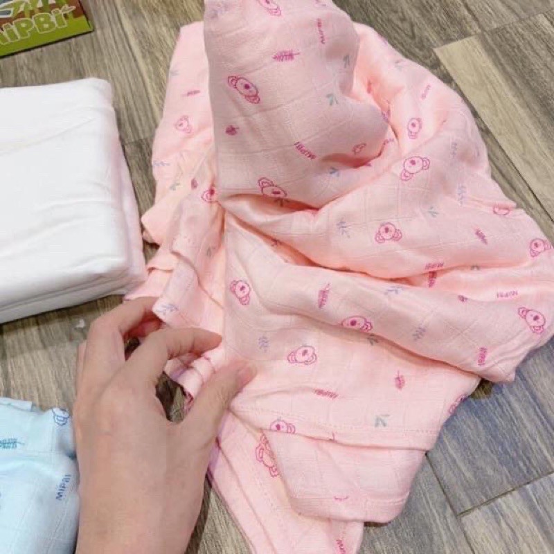Khăn tắm  sợi tre cao cấp MIPBI cho bé