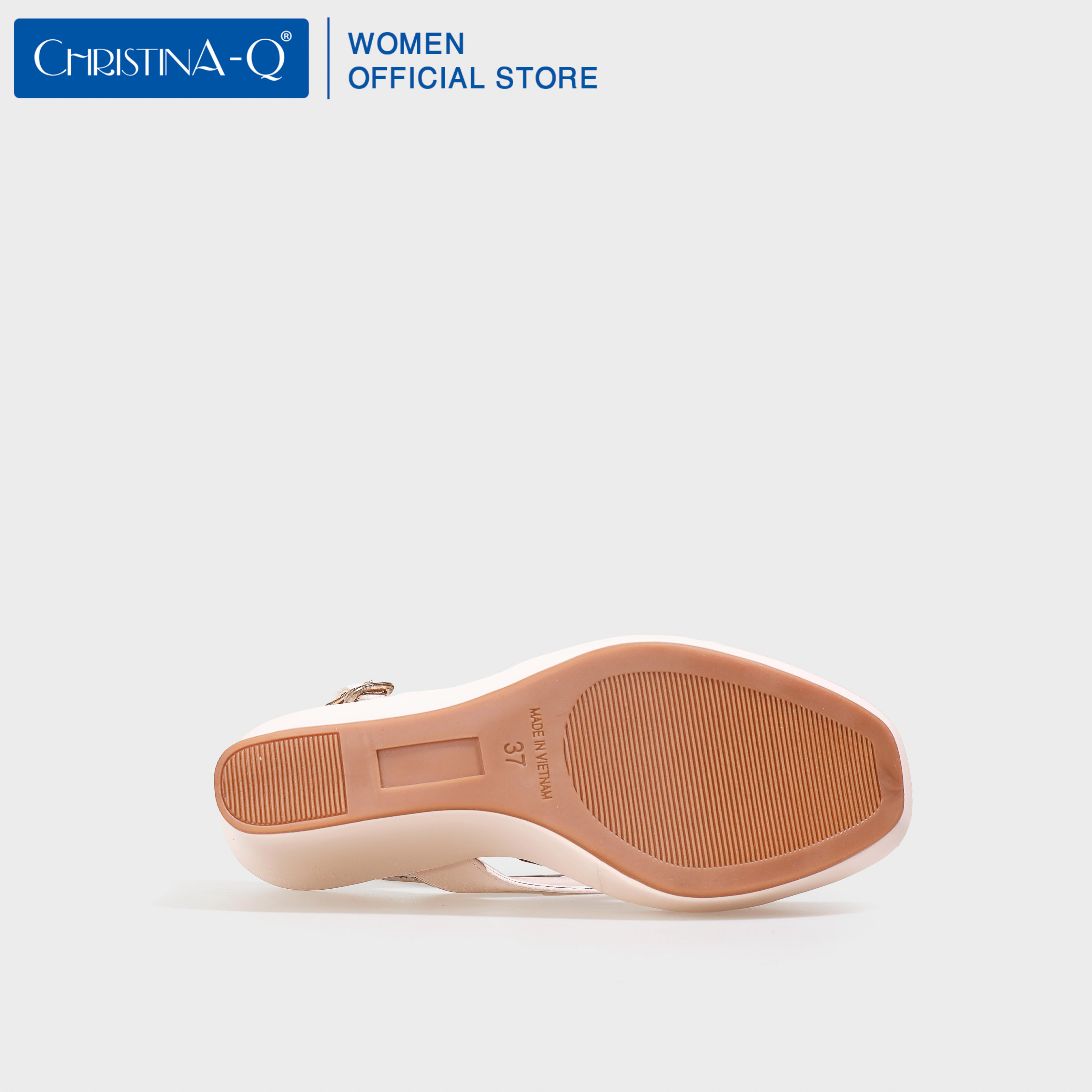 Giày Sandals Nữ Đế Xuồng ChristinA-Q XDX123