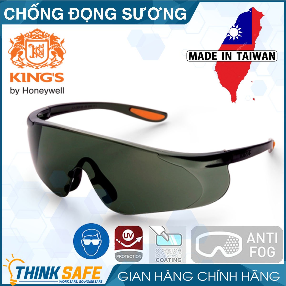 Ky1151 dust proof UV dimming road work goggles original work safety glasses-thinsafe