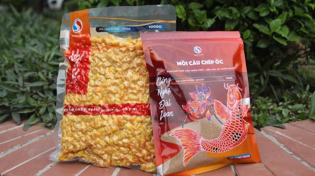 Mồi Câu Chép Ốc 300gram Sa phạm