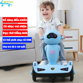 Xe điện tự lái kèm điều khiển từ xa cho bé 2-10 tuổi Udary LL-G2 có đèn và nhạc vui nhộn thumbnail