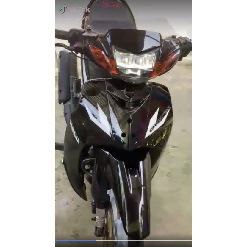 Tem sirius 110 crypton trắng đen