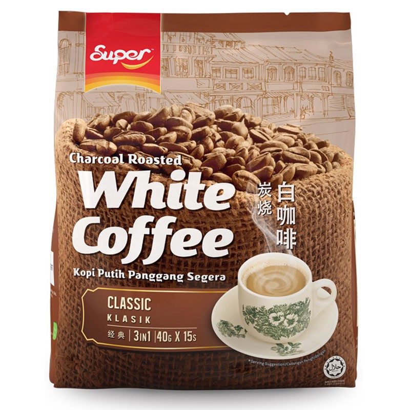 [HCM] Cà phê trắng hòa tan 3 in 1 Super White Coffee - Classic