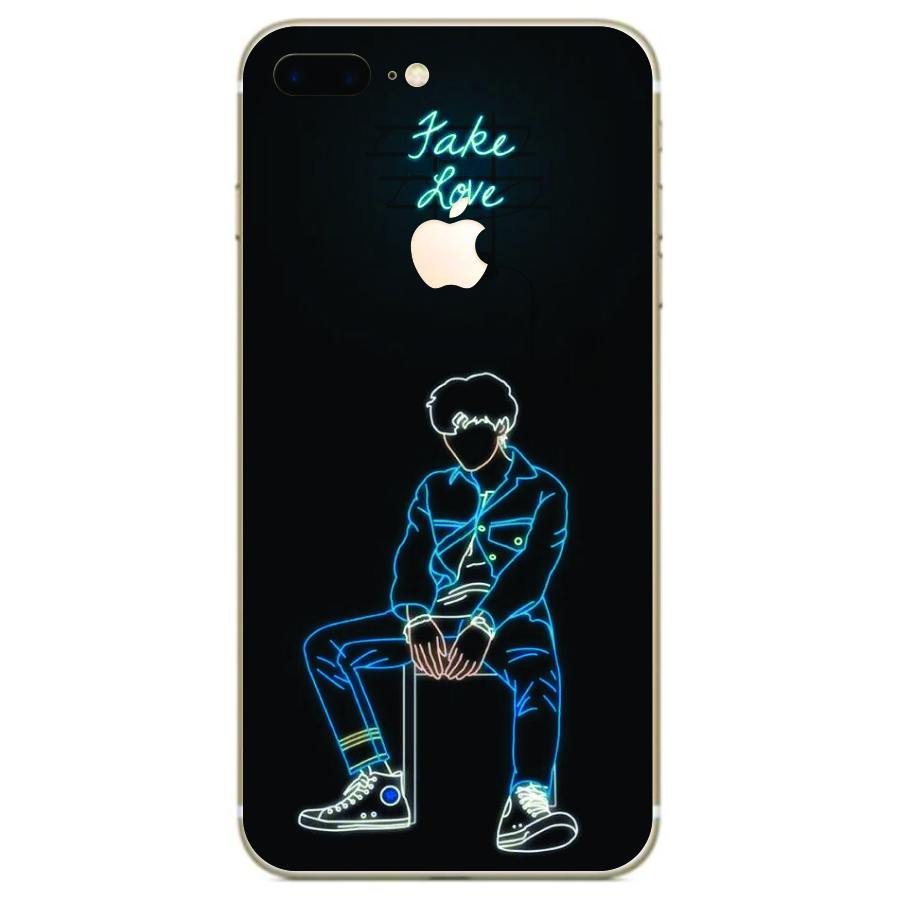 Miếng Dán Skin 3D mặt lưng điện thoại iphone 7 / 7plus/ 8 / 8plus/ chống trầy xước, hình ảnh 3D sắt nét