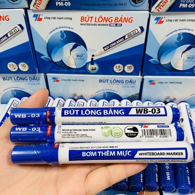 Bút Lông Bảng Thiên Long WB-03 (Mực Xanh, Đỏ, Đen)