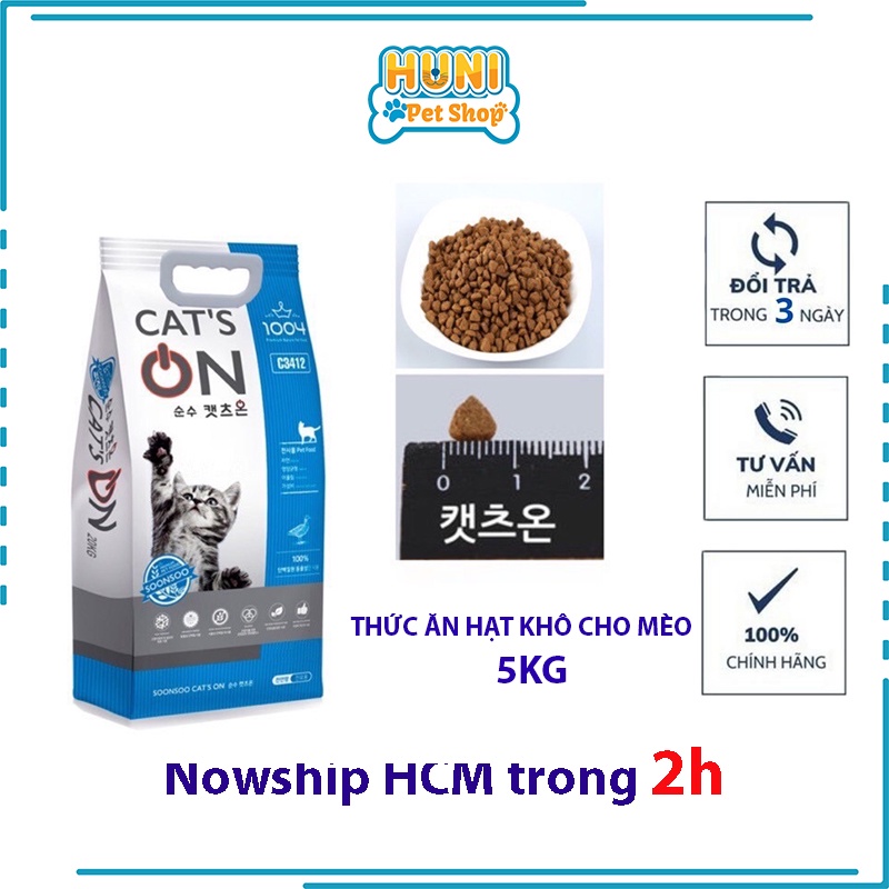 CAT’S ON THỨC ĂN CHO MÈO MỌI LỨA TUỔI bao 5kg