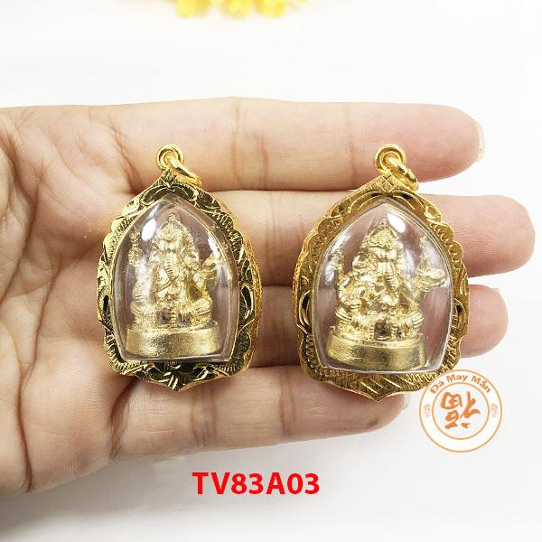 [HCM]Mặt Dây Chuyền Thần Voi Thái Lan Xi Vàng