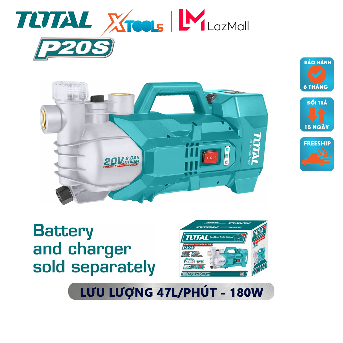 20V battery water pump