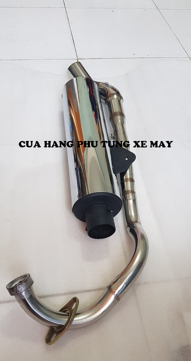 Pô CBR REDLEO gắn xe Ex135, Ex150, Winner 150, Winner X V2 V3, Raider Fi, Satria Fi (kèm cổ 2 khúc inox 201 + lò xo)